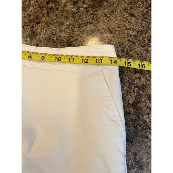 Lady Hagen Golf Skort White Zip Back Pockets Size 4 Cotton Blend - Picture 6 of 7